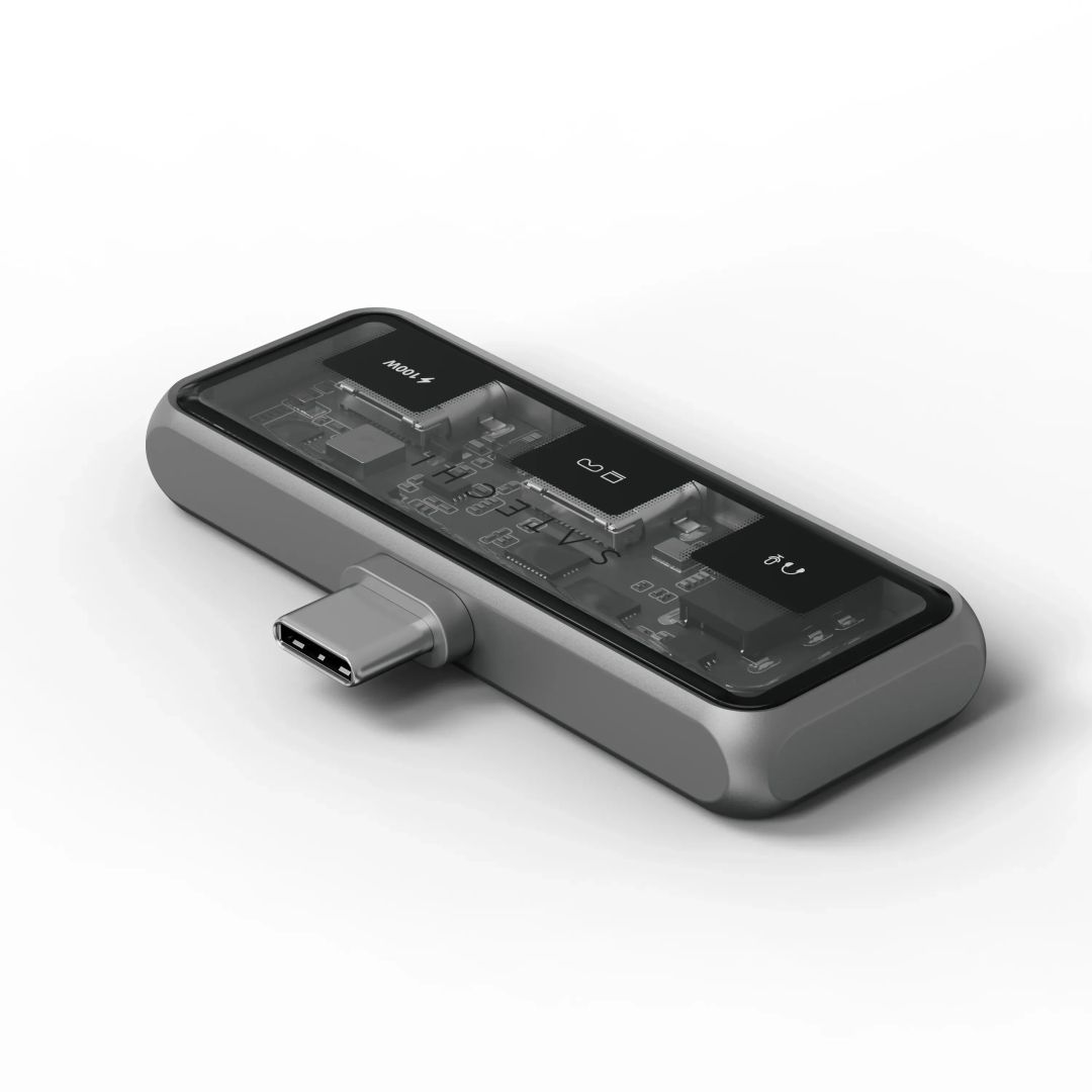 Satechi Mobile XR Hub with dual USB-C and Audio Space Gray