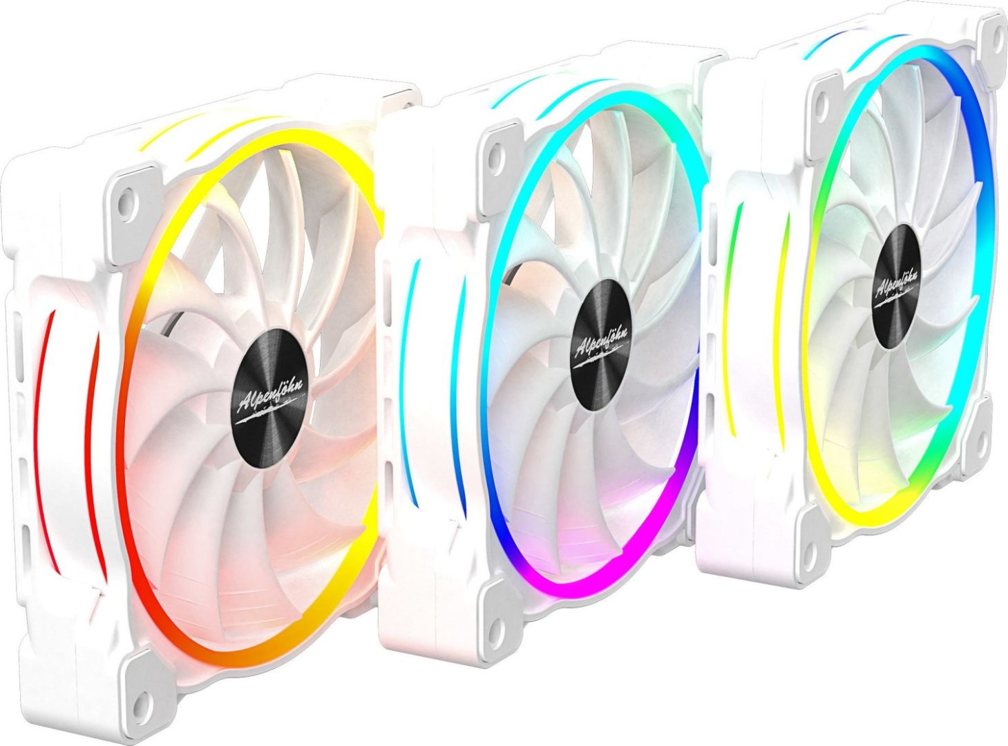 Alpenföhn Wing Boost 3 ARGB High Speed White Edition Triple