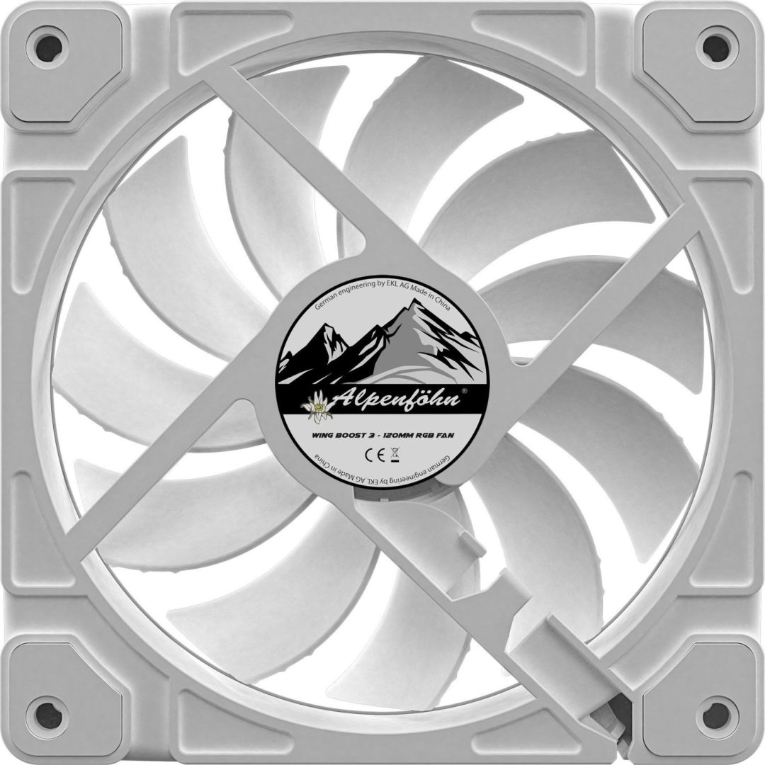 Alpenföhn Wing Boost 3 ARGB High Speed White Edition Triple