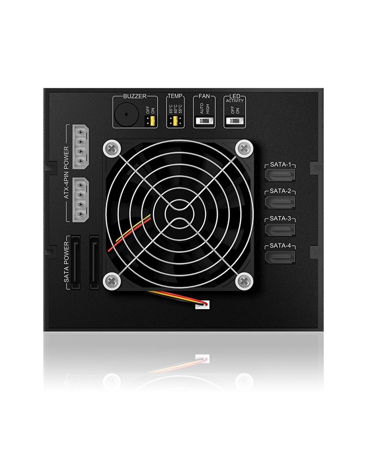 Raidsonic IB-564SSK Backplane for 4xHDD for 3x5,25