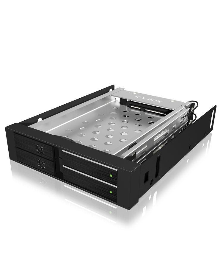 Raidsonic IB-2227STS Mobile rack for 2x HDD/SSD for 1x 3,5