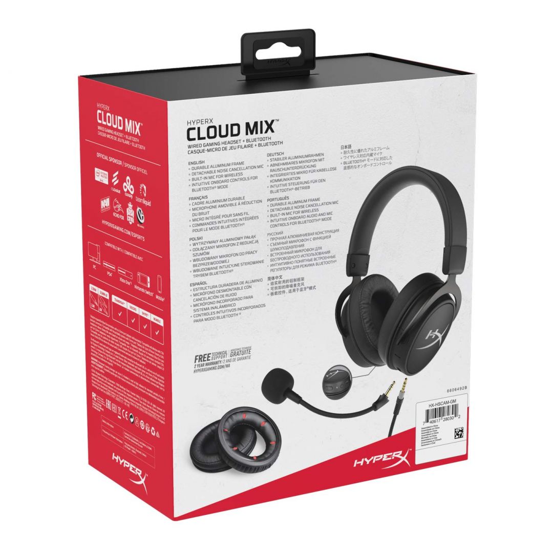 Kingston HyperX Cloud Mix Bluetooth Headset Black