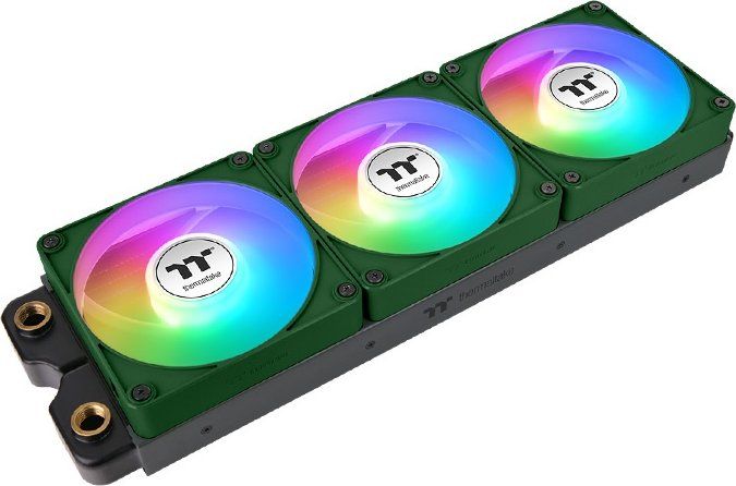 Thermaltake CT120 EX ARGB Sync PC Cooling Fan Racing Green (3-Fan Pack)
