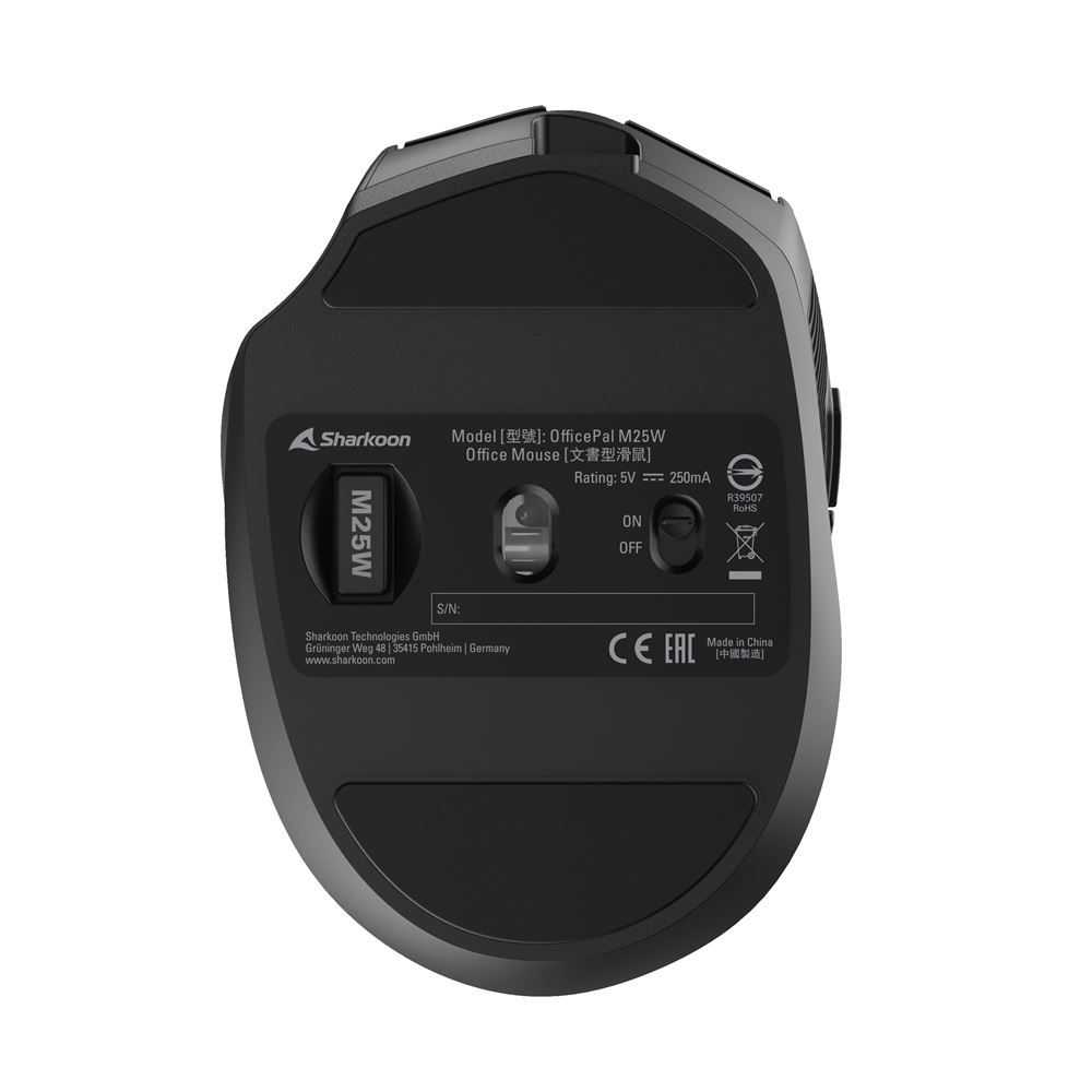Sharkoon OfficePal M25W Gaming Wireless Mouse Black