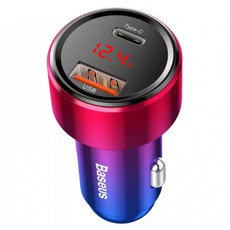 Baseus Magic Car 45W Charger Red/Blue