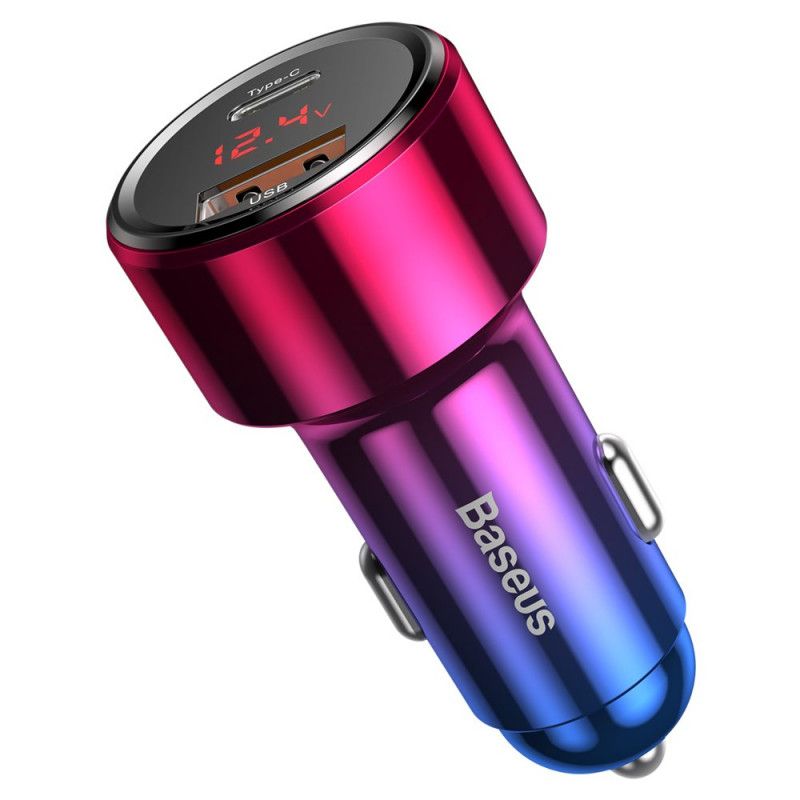Baseus Magic Car 45W Charger Red/Blue