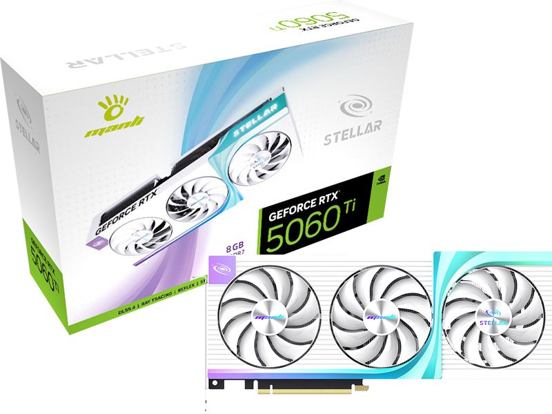 Manli GeForce RTX5060 Ti 16GB DDR7 Stellar OC