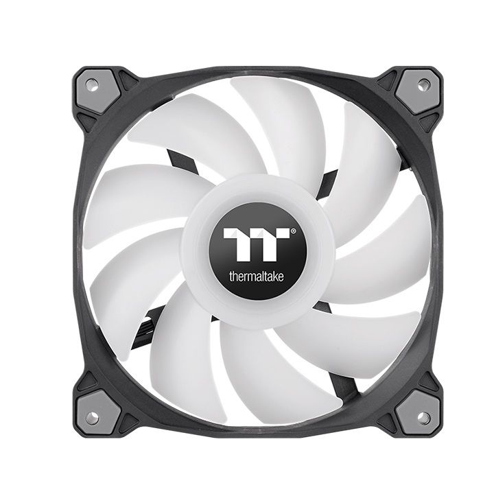 Thermaltake CL-F098-PL14SW-A 14cm Pure Duo 14 ARGB Sync Radiator Fan Black (2-Pack)