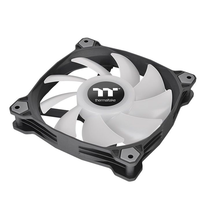 Thermaltake CL-F098-PL14SW-A 14cm Pure Duo 14 ARGB Sync Radiator Fan Black (2-Pack)