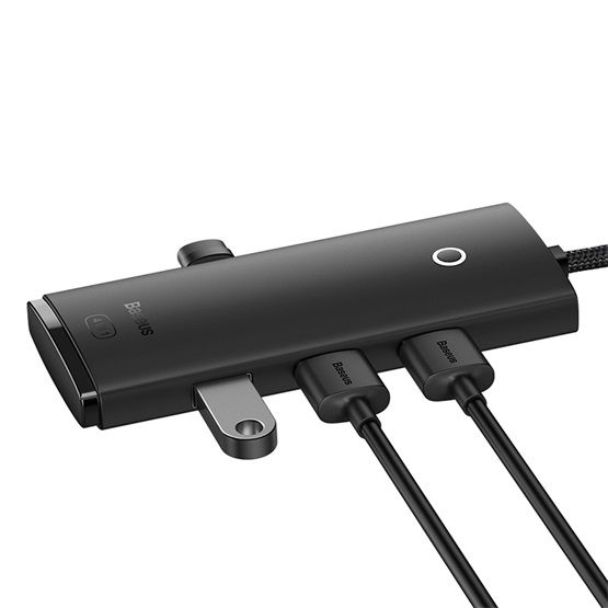 Baseus Lite Series 4in1 USB3.0 Hub Black