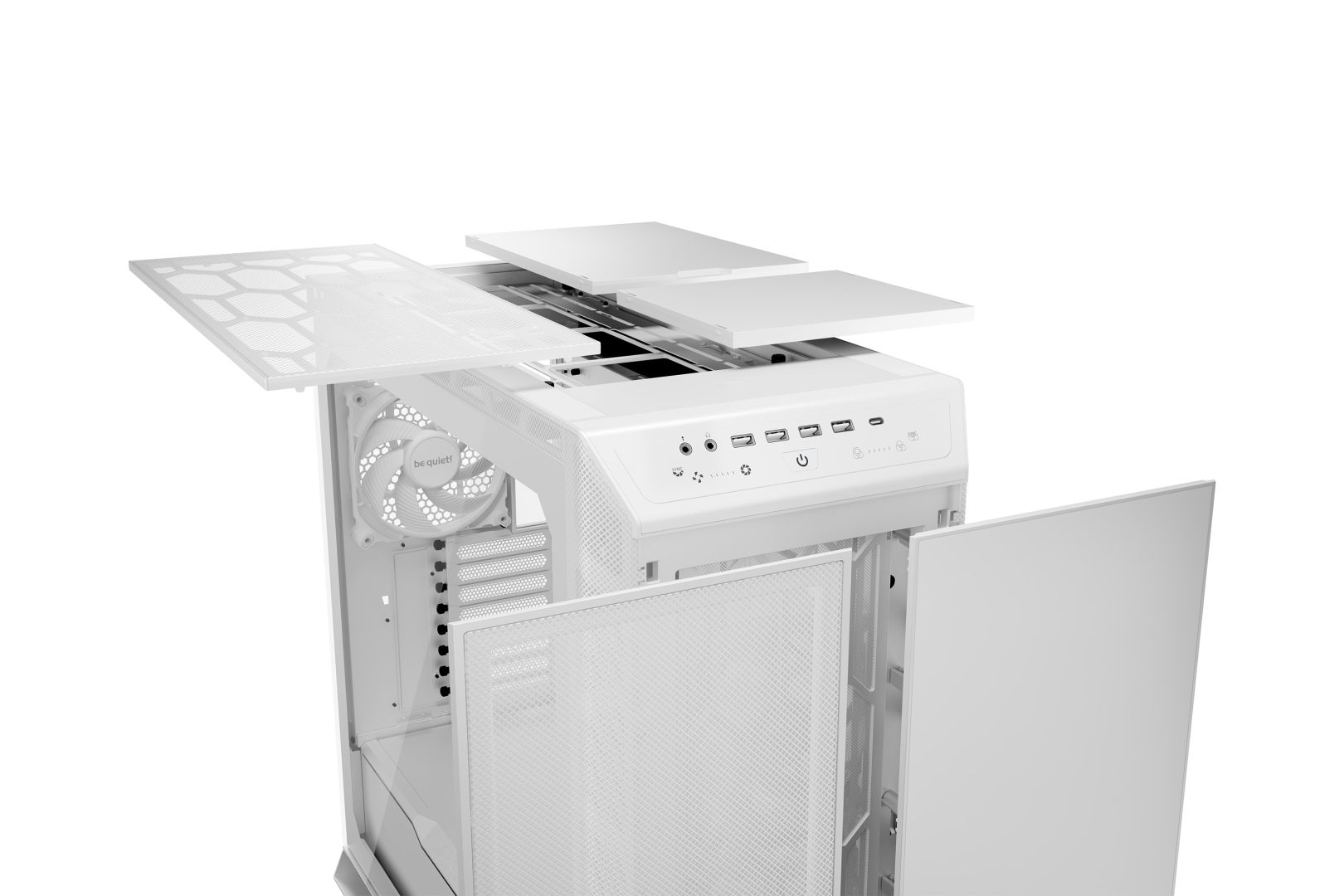 Be quiet! Dark Base Pro 901 Tempered Glass White