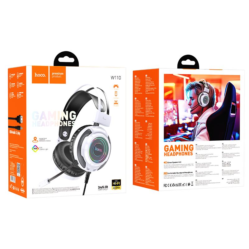 Hoco W110 Gaming Headset White