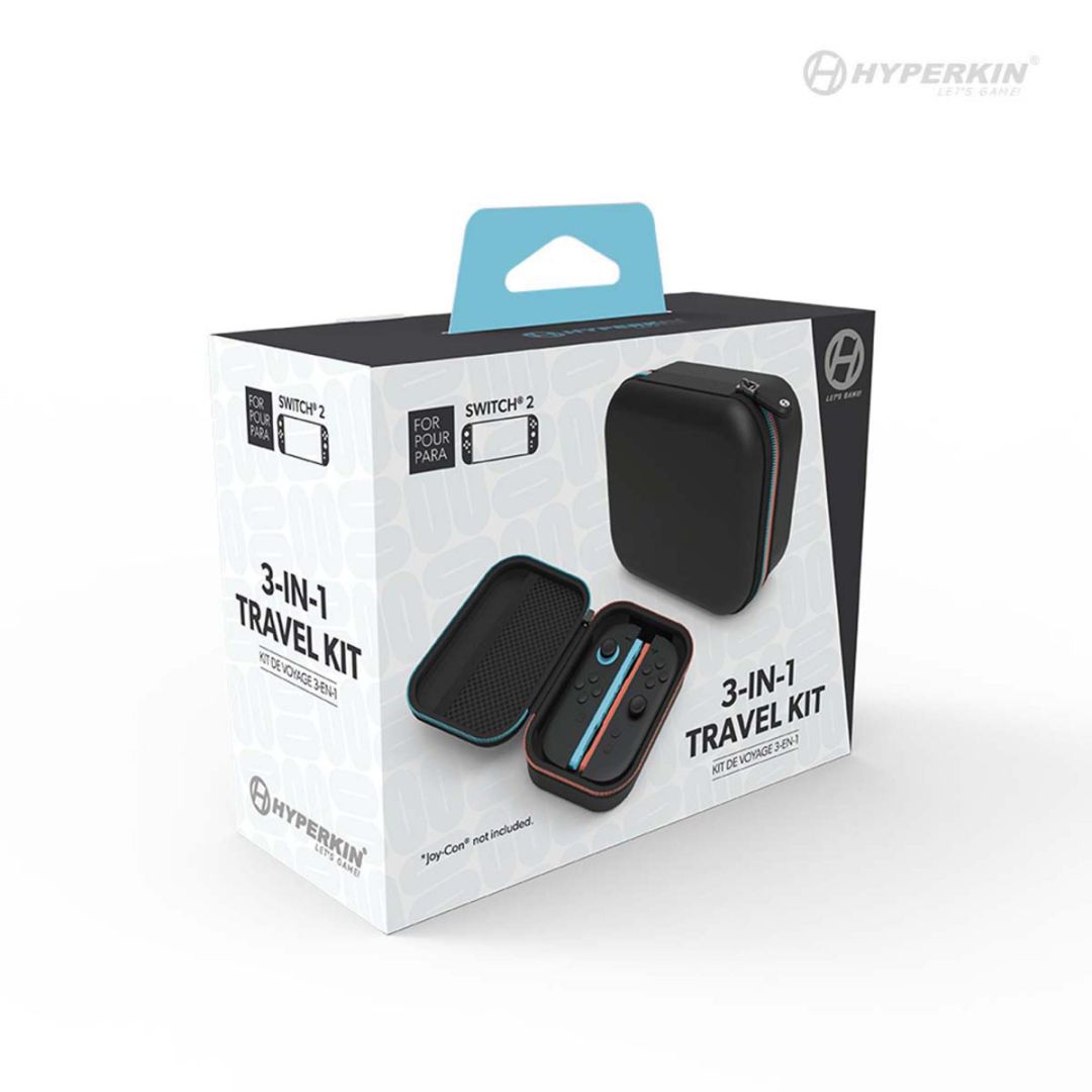 HYPERKIN  3-in-1 Travel Kit For: Nintendo Switch 2 / Joy-Cons