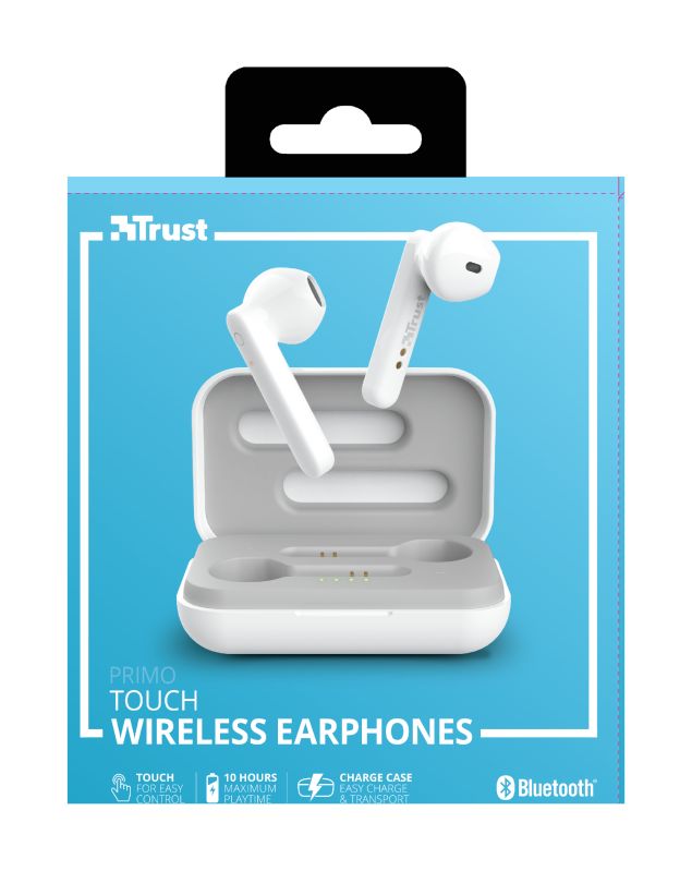 Trust Primo Touch TWS Bluetooth Headset White