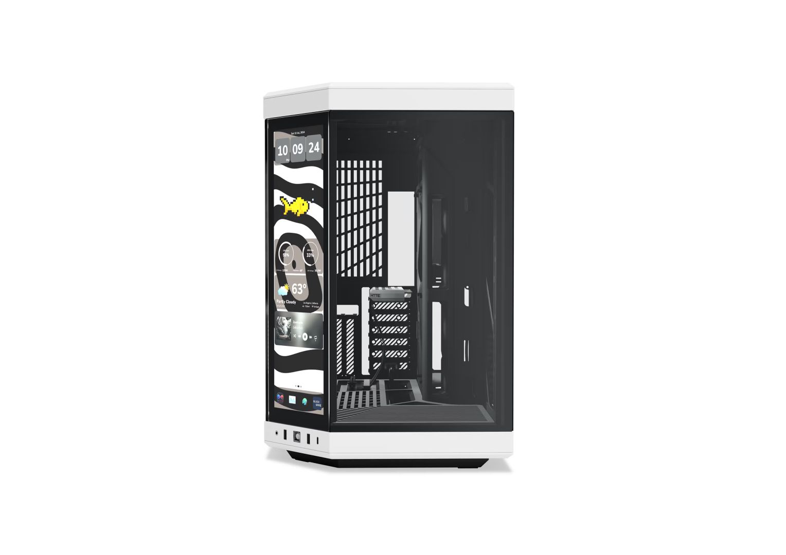HYTE Y70 Touch Infinite Tempered Glass Panda