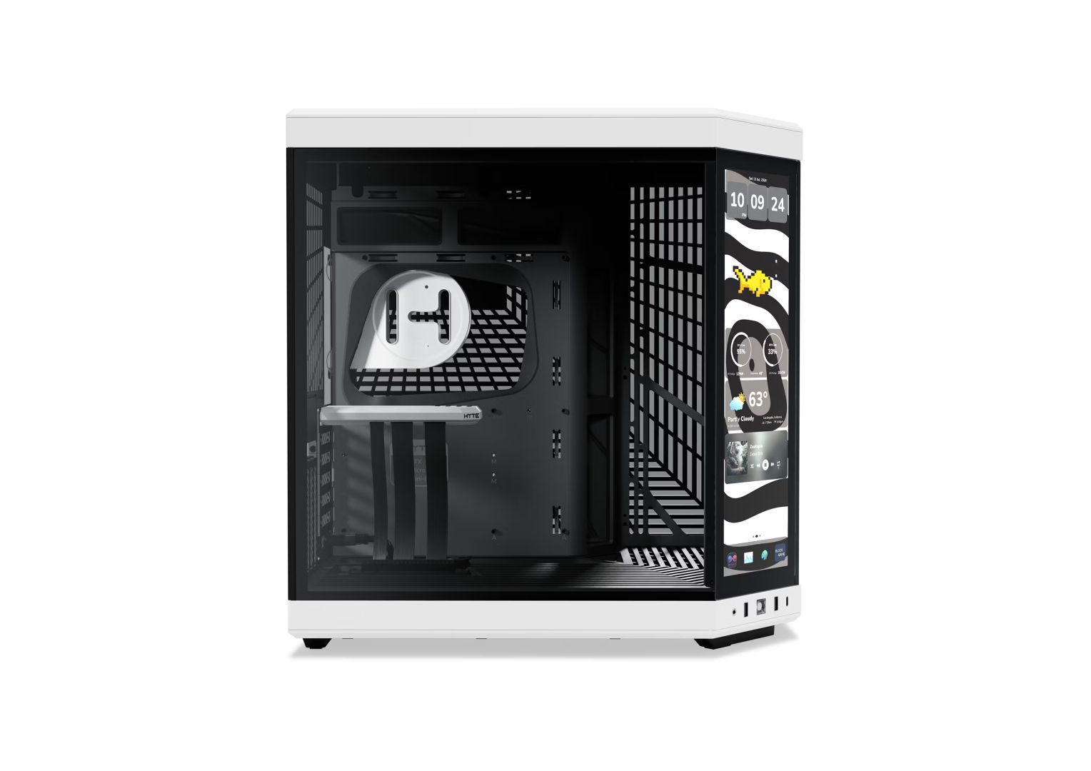 HYTE Y70 Touch Infinite Tempered Glass Panda