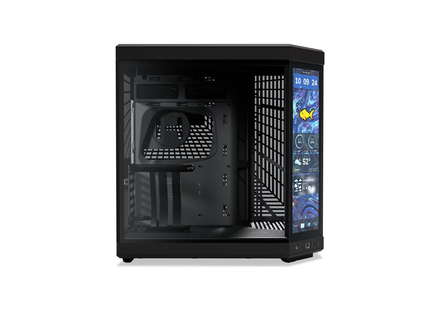 HYTE Y70 Touch Infinite Tempered Glass Black