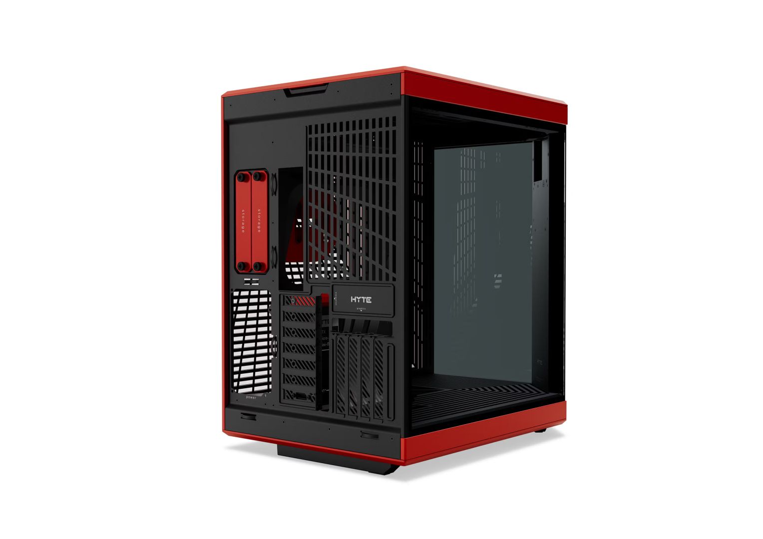 HYTE Y70 Touch Infinite Tempered Glass Black/Red