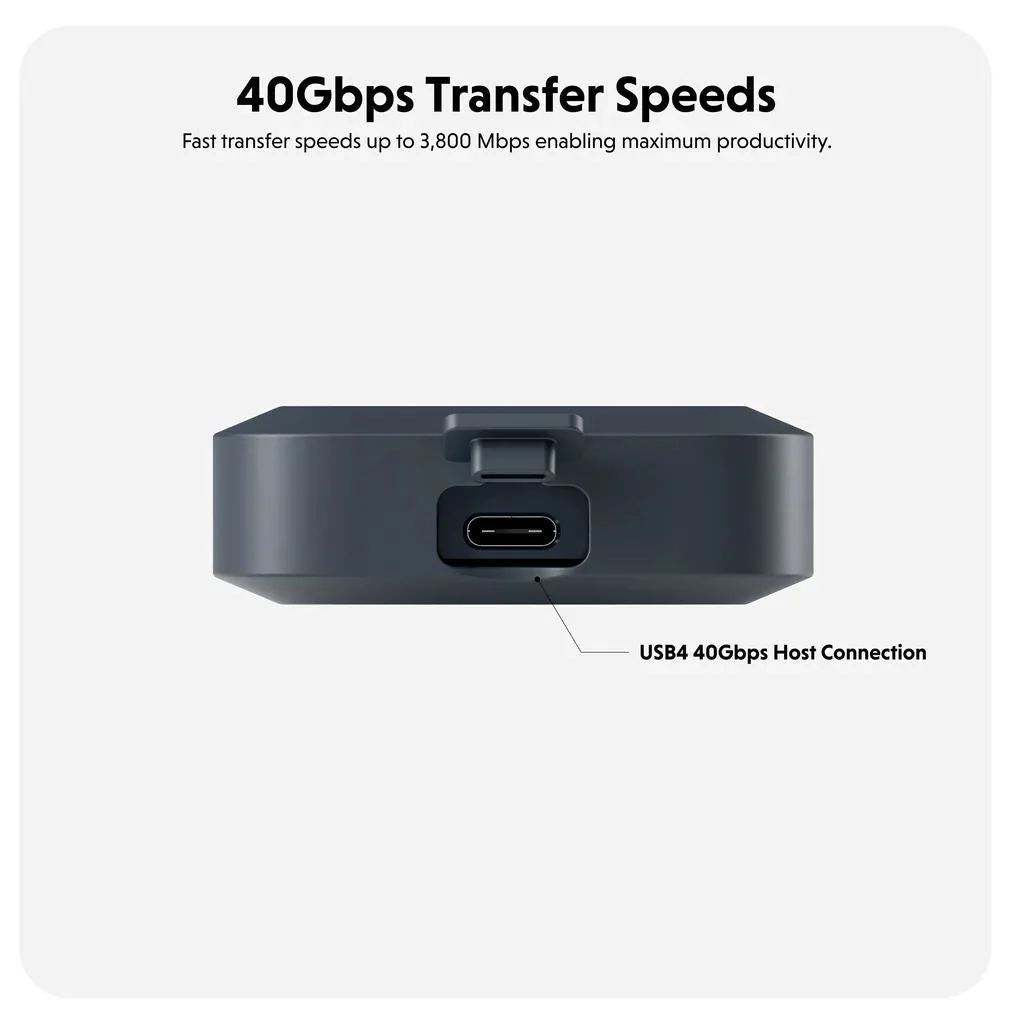 Targus HyperDrive Next USB4 NVMe SSD Enclosure Black