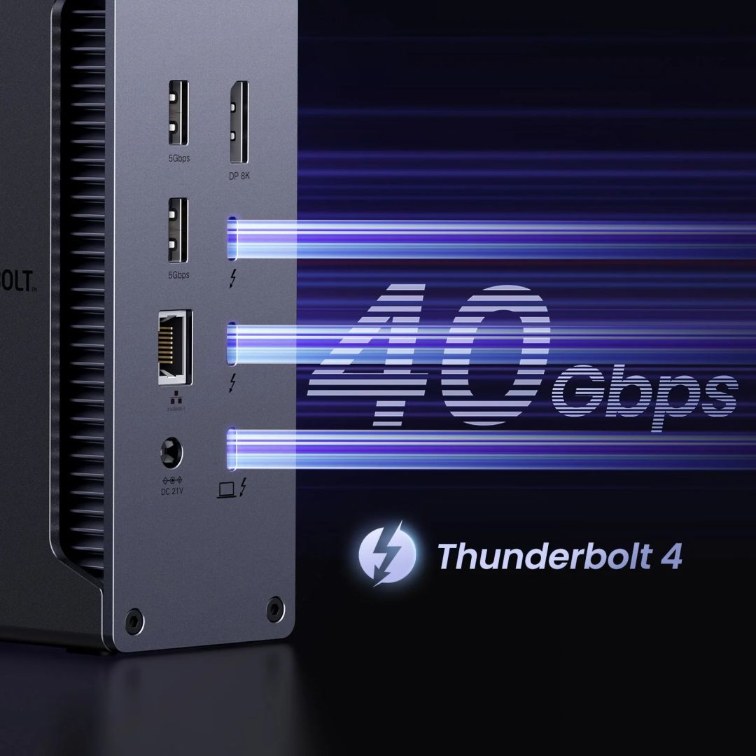 UGREEN Revodok Max 213 USB-C Hub 13-in-1 Docking Station Grey