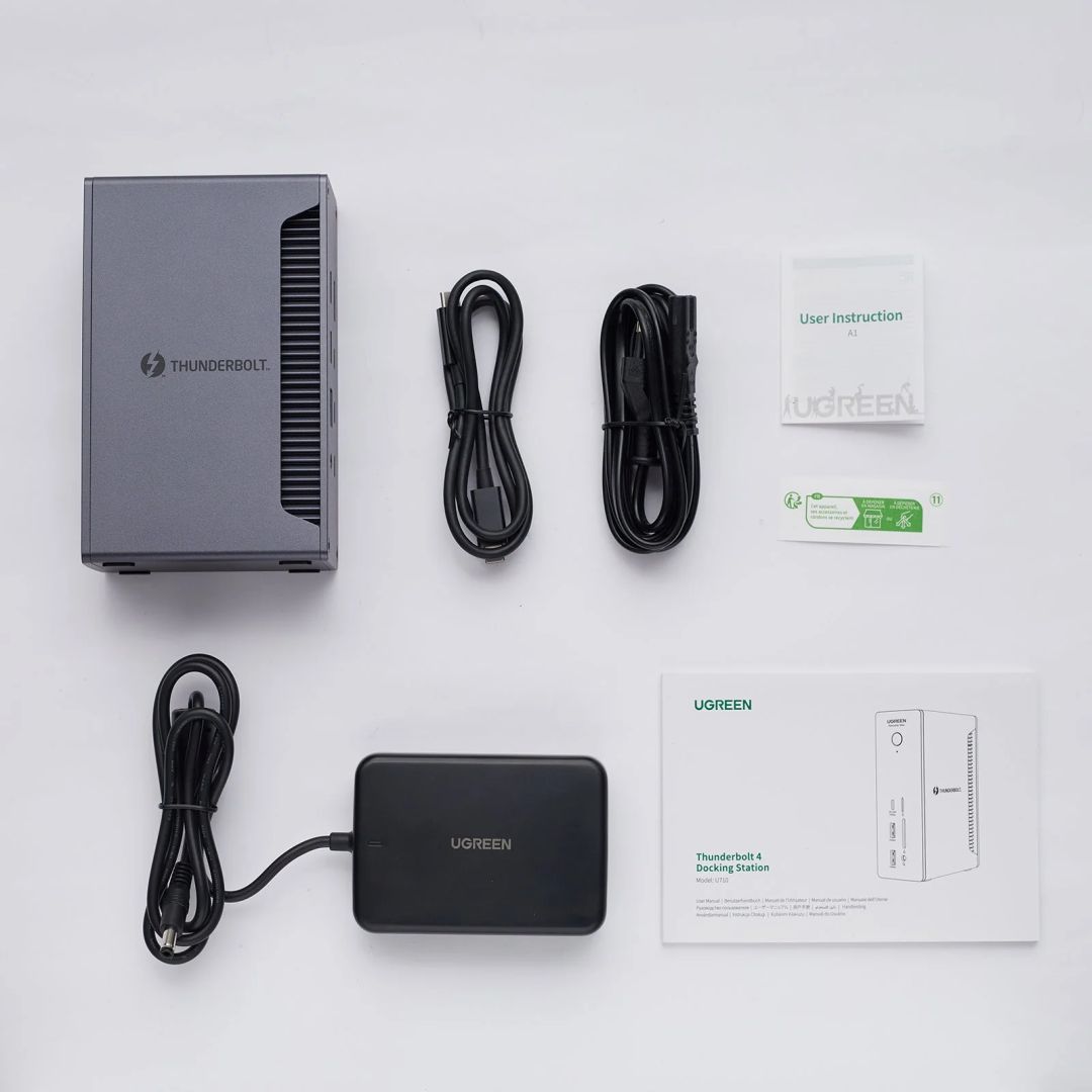 UGREEN Revodok Max 213 USB-C Hub 13-in-1 Docking Station Grey