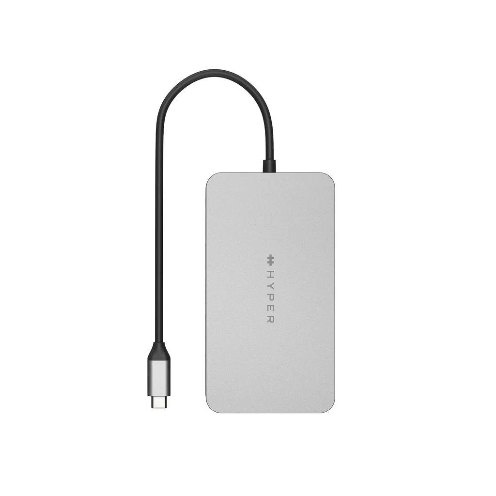 Targus HyperDrive Dual 4K HDMI 10-in-1 USB-C Hub For M1/M2/M3 MacBooks Silver