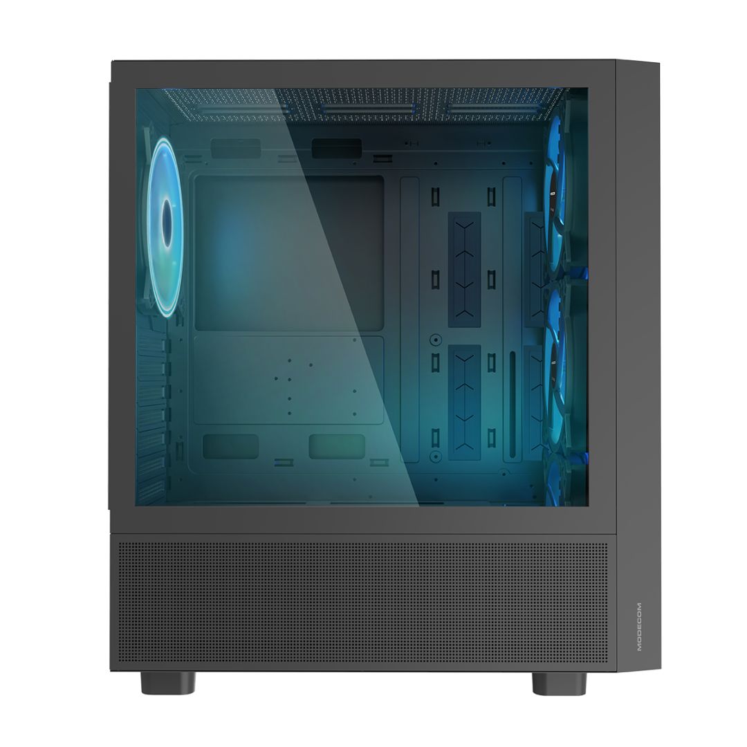Modecom Breeze ARGB Flow Tempered Glass Black