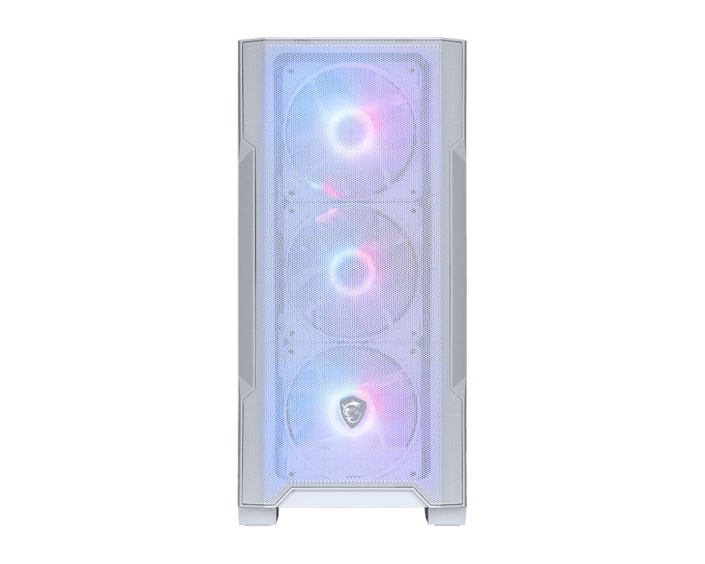 Msi MAG FORGE M100R ARGB Tempered Glass White