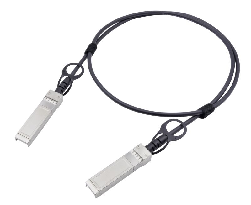 Nestron DAC patch kábel; SFP+; 10 Gbps; réz; 30AWG; 1 m