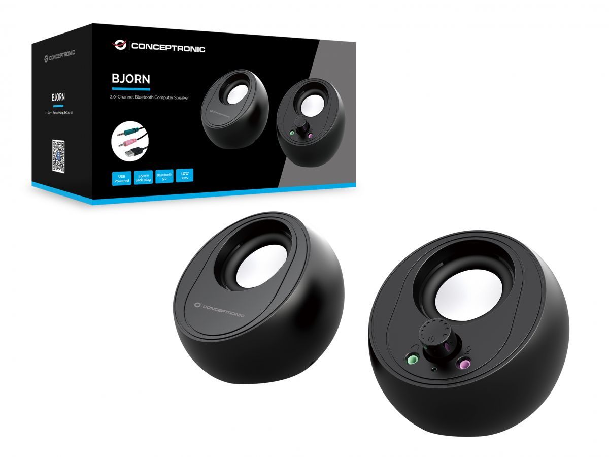 Conceptronic  Bjorn Bluetooth Speaker Black
