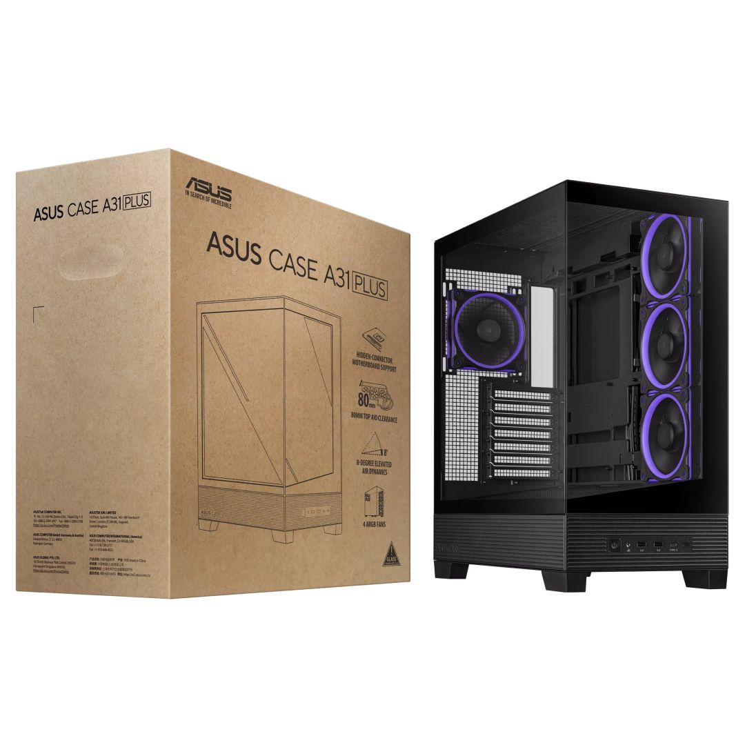 Asus A31 Plus Tempered Glass Black