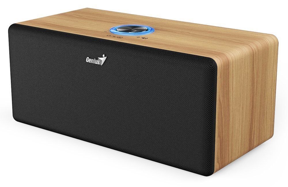 Genius SP-HF505BT Bluetooth Speaker Light Brown Wood