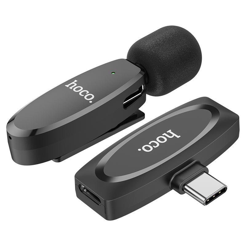 Hoco L15 Crystal Wireless microphone Black