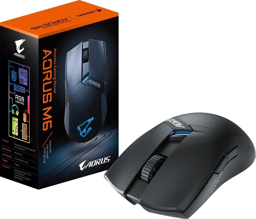 Gigabyte Aorus M6 Gaming Mouse Black