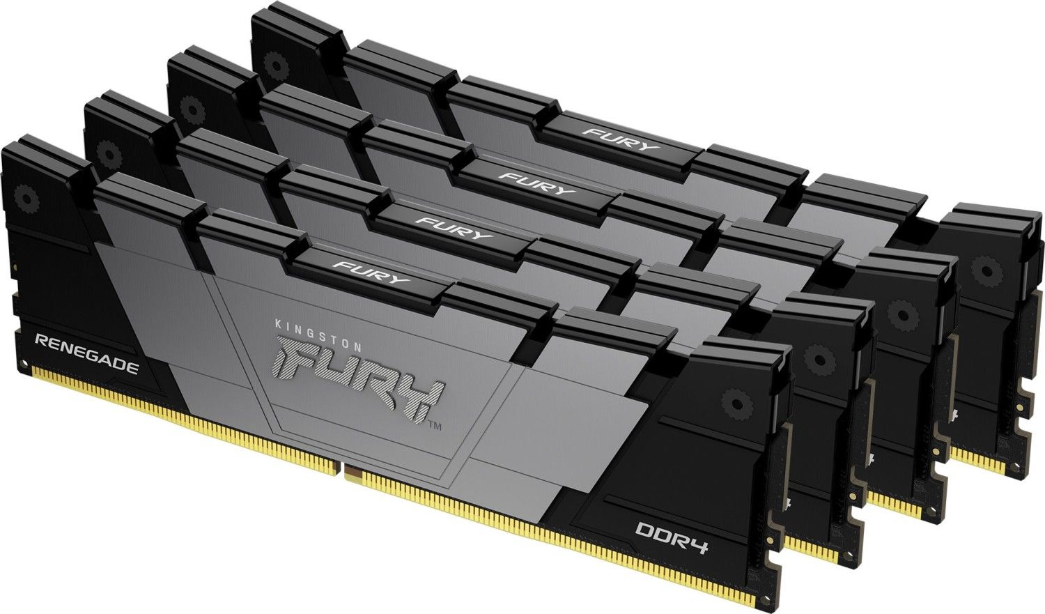 Kingston 128GB DDR4 3200MHz Kit(4x32GB) Fury Renegade Black