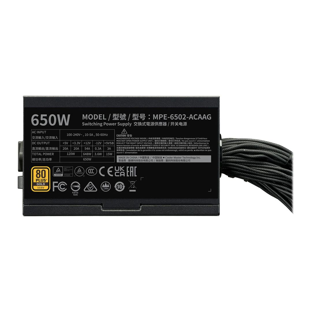 Cooler Master 650W 80+ Gold MWE V3