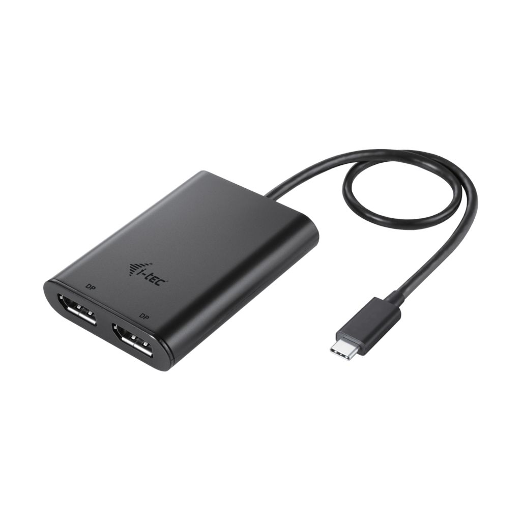 I-TEC USB-C Dual 4K/60Hz (single 8K/30Hz) DP Video Adapter