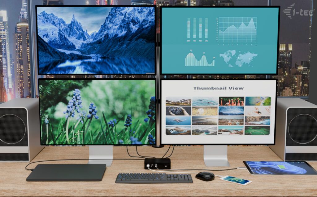 I-TEC Thunderbolt5 Quattro Display Docking Station