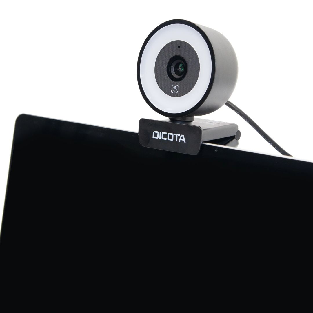 Dicota Ringlight 5MP Webkamera Black