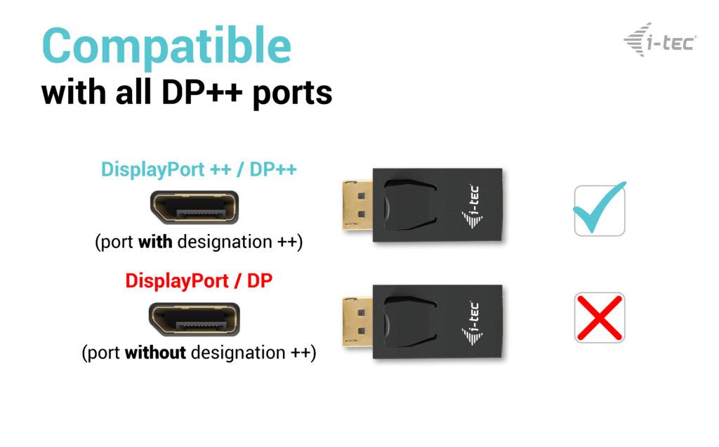 I-TEC Passive DisplayPort to HDMI Adapter Black