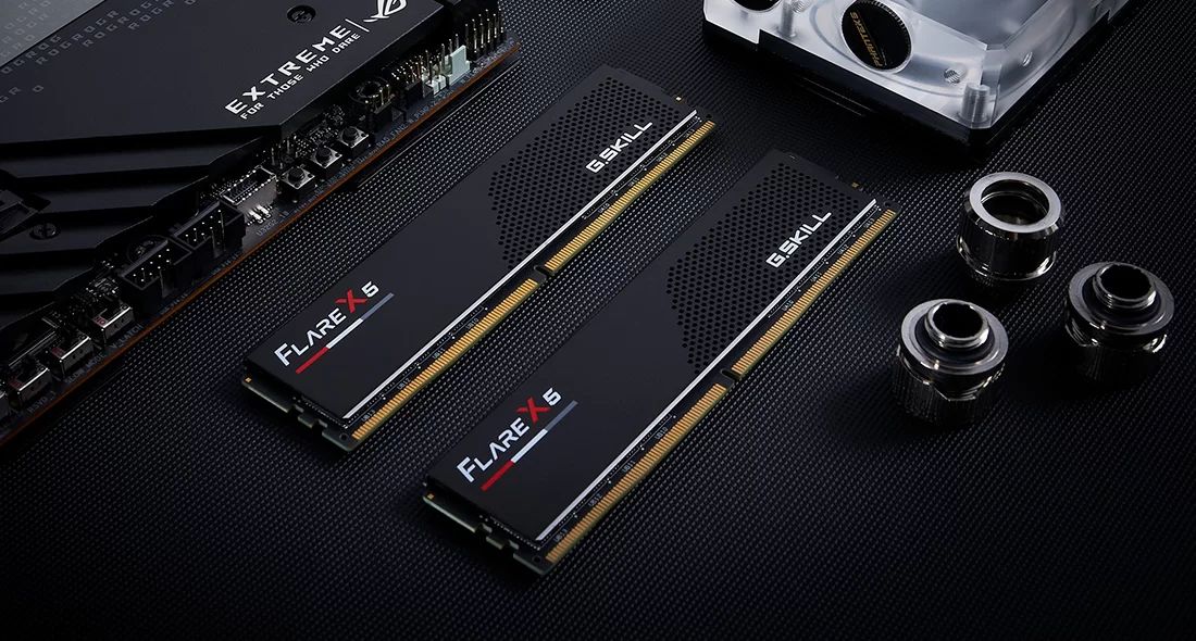 G.SKILL 256GB DDR5 6000MHz Kit(4x64GB) Flare X5 Black