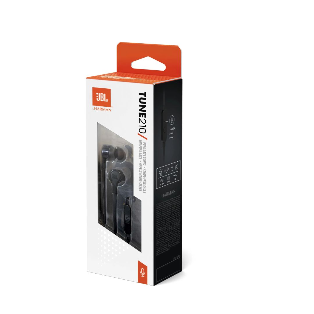 JBL Tune 210 Headset Black