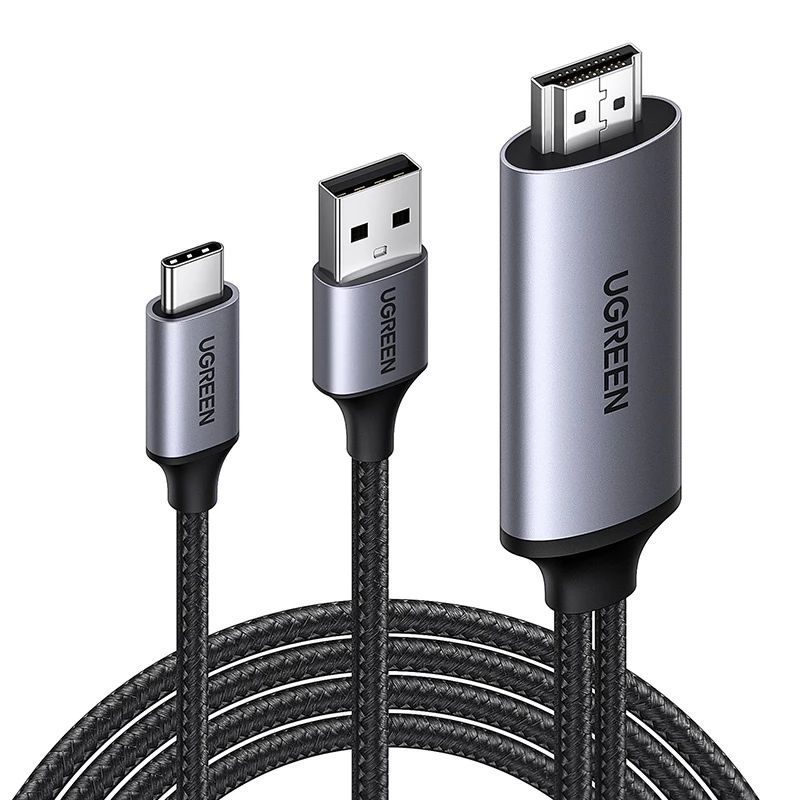 UGREEN CM773 HDMI-USB-C 4K 60Hz Cable Black