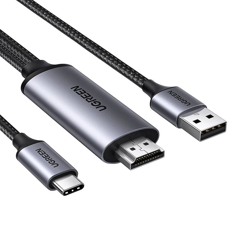 UGREEN CM773 HDMI-USB-C 4K 60Hz Cable Black