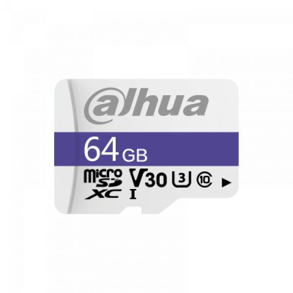 Dahua 64GB microSDXC C100A Class 10 U3 V30 adapter nélkül