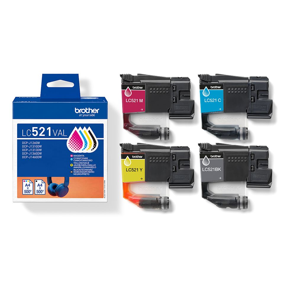 Brother LC-521VAL Multipack tintapatron