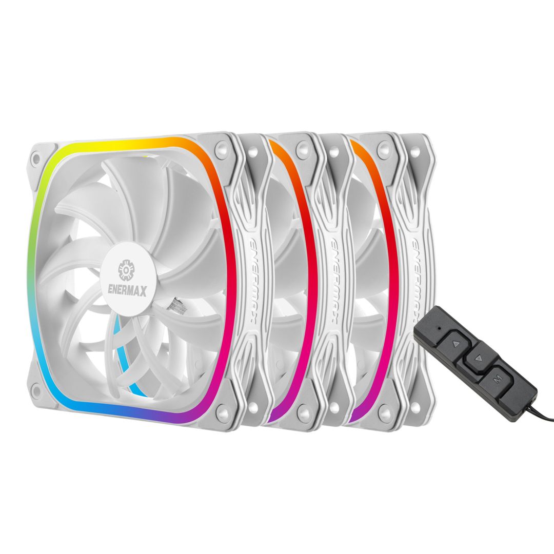 Enermax Squa RGB 120 Cooler White (3-pack)