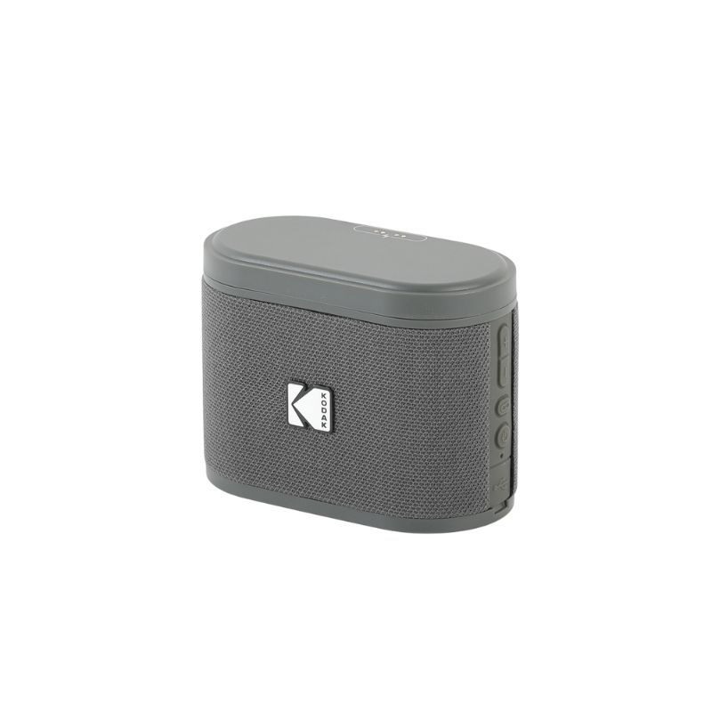 Kodak BRIXYL Soundbrix Mini Bluetooth Coloured Portable Speaker Grey