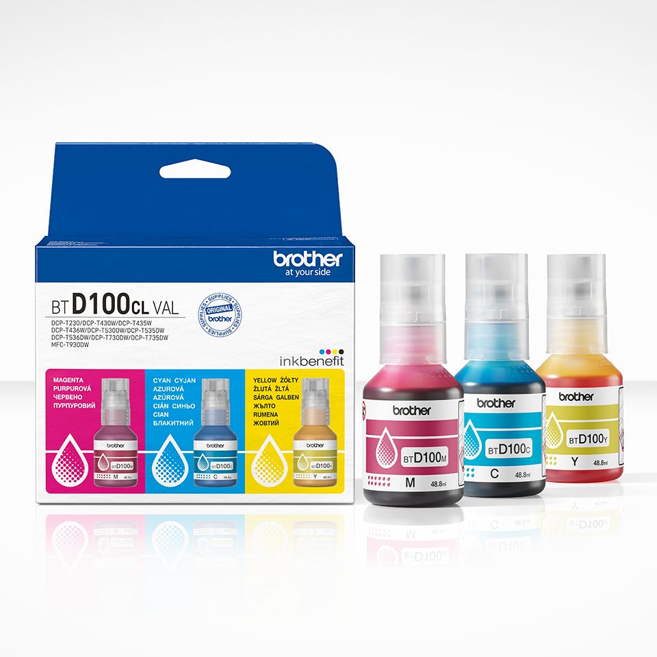 Brother BTD100CLVAL Multipack tintapatron