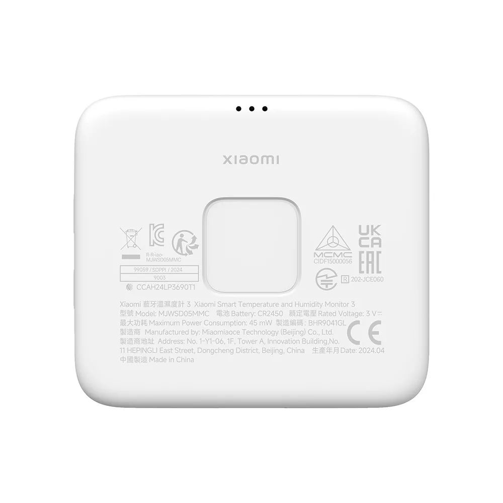 Xiaomi Mi Temperature and Humidity Monitor 3 Mini White